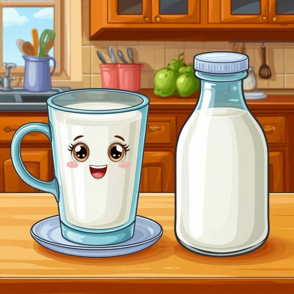 Рюмка молока